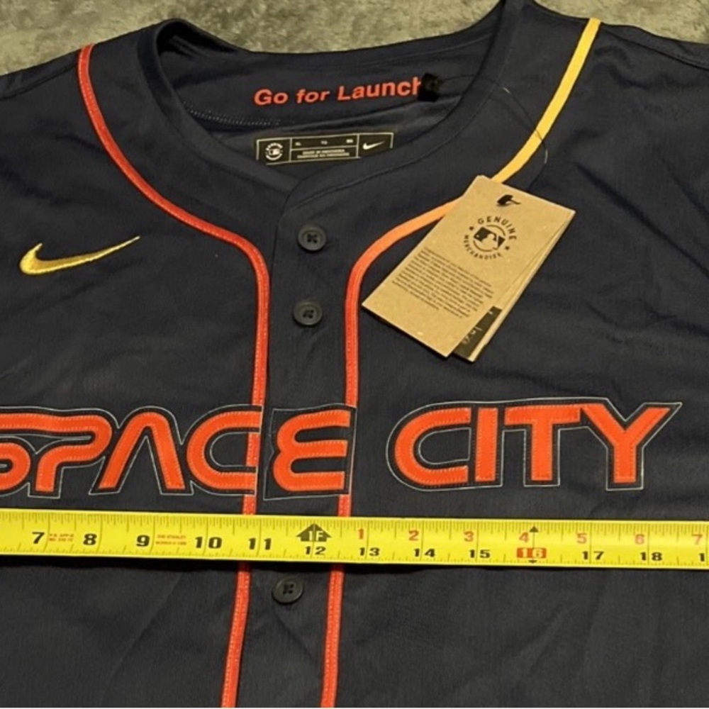 NWT $175 retail Nike Navy Space City Houston astros Baseball Jersey